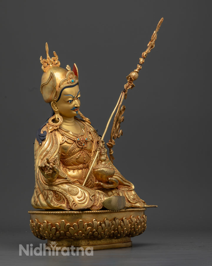 Tibetan Guru Rinpoche Statue | Hand-Made Padmasambhava Statue