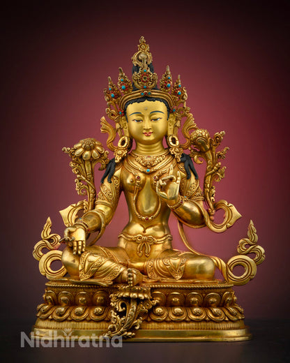 Mother Green Tara Statue | The Compassion Protector