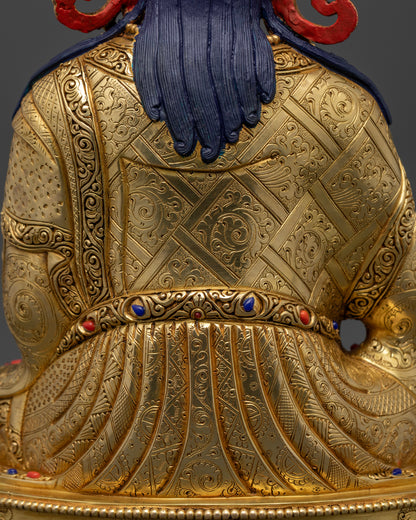 Buddhist Guru Rinpoche Statue | Tibetan Art