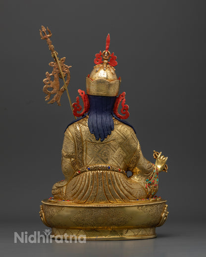 Buddhist Guru Rinpoche Statue | Tibetan Art
