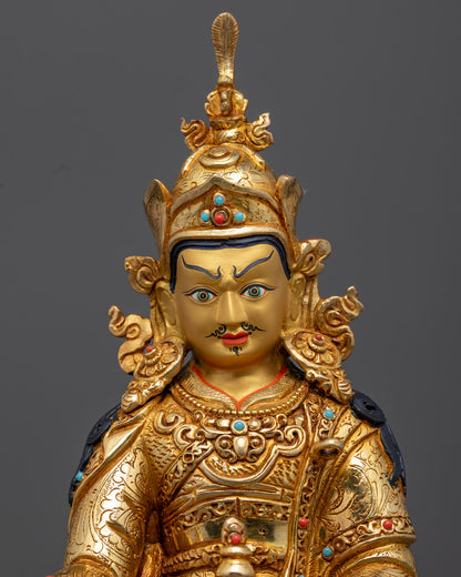 Handcrafted Guru Rinpoche Statue | Tibetan Master