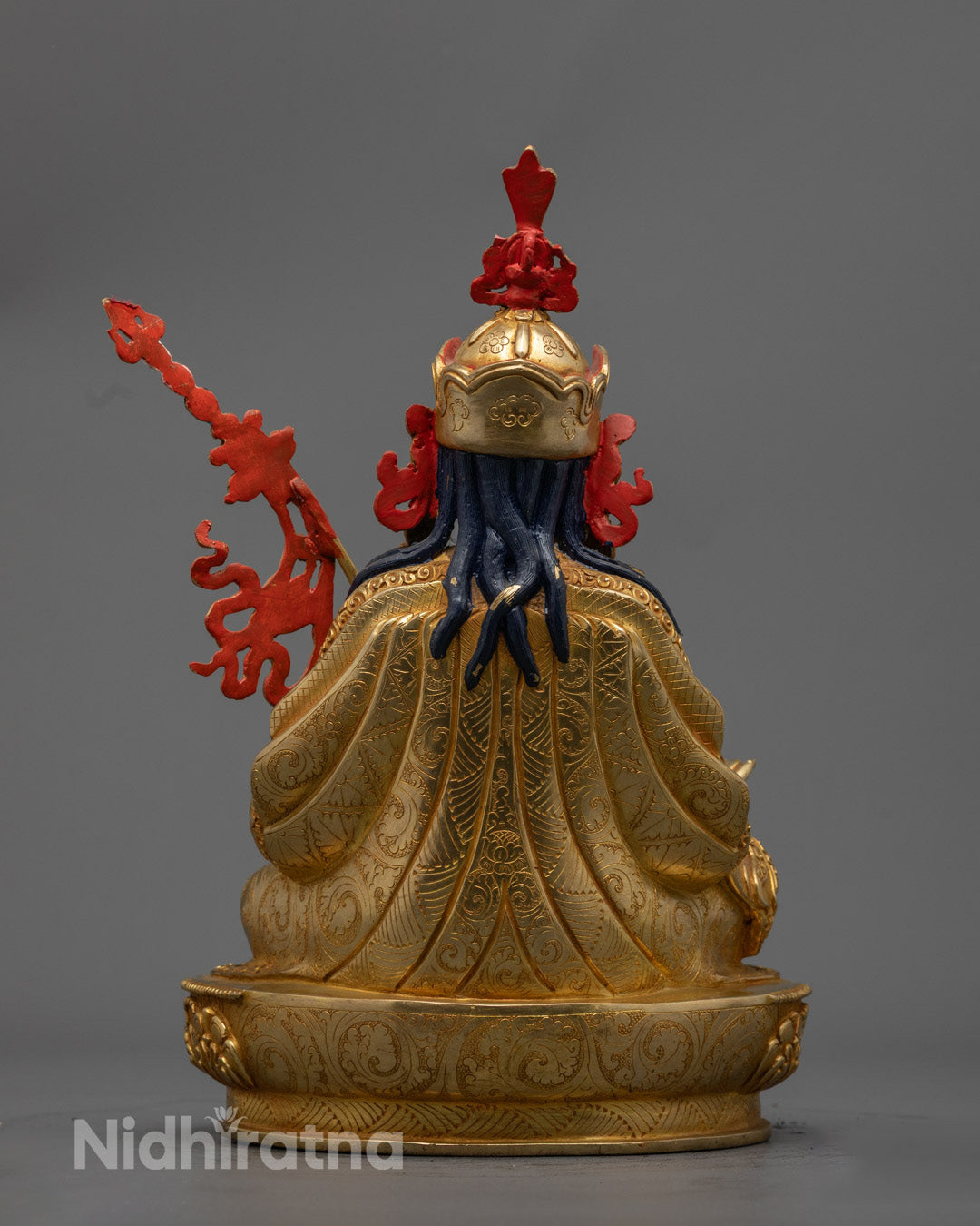 Guru Rinpoche Statue | Traditional Himalayan Hand-Carved