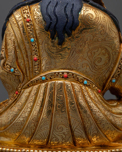 Handcrafted Guru Rinpoche Statue | Tibetan Master