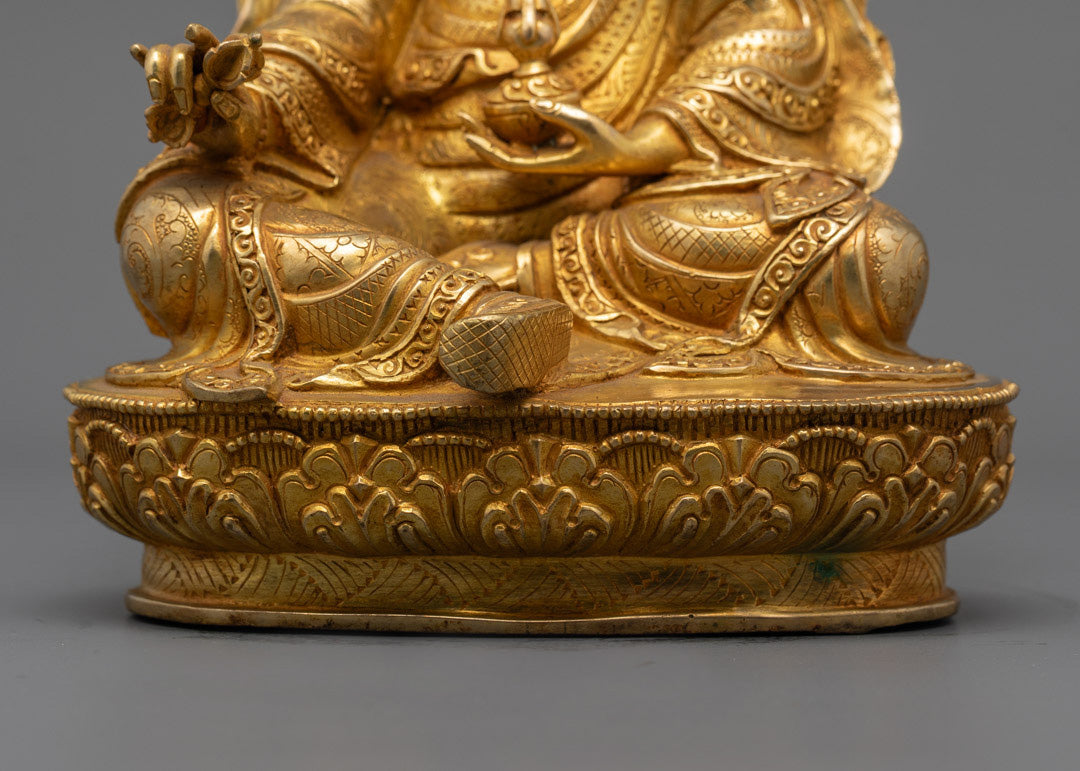 Guru Rinpoche Statue | Traditional Himalayan Hand-Carved
