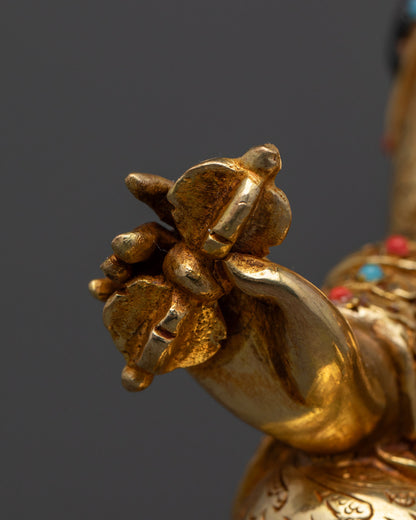 Handcrafted Guru Rinpoche Statue | Tibetan Master