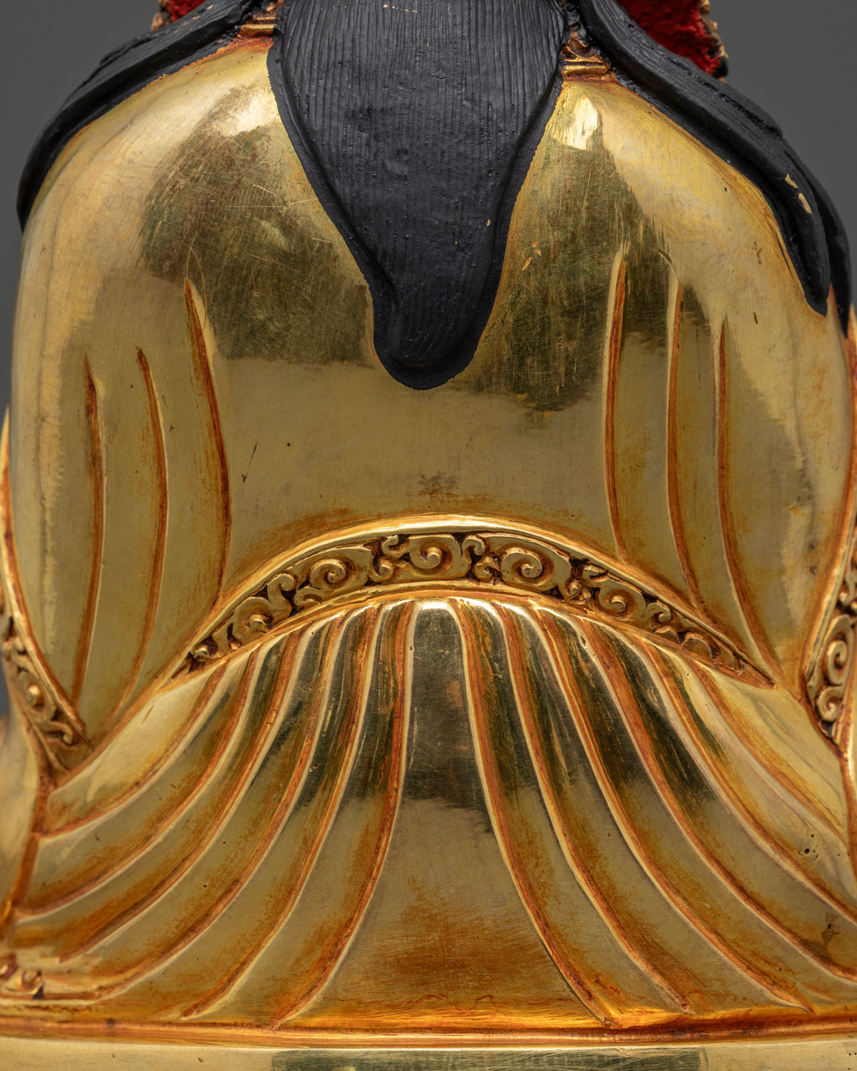 Gold-Gilded Guru Rinpoche Statue | Embodiment of Enlightenment