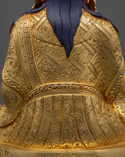 Guru Rinpoche Statue from Nepal | Exquisite Himalayan Buddhist Art