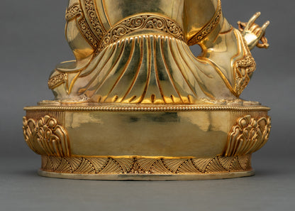 Traditional Guru Rinpoche Statue | Tibetan Buddhist Home Decor