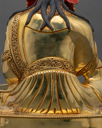 Traditional Guru Rinpoche Statue | Tibetan Buddhist Home Decor