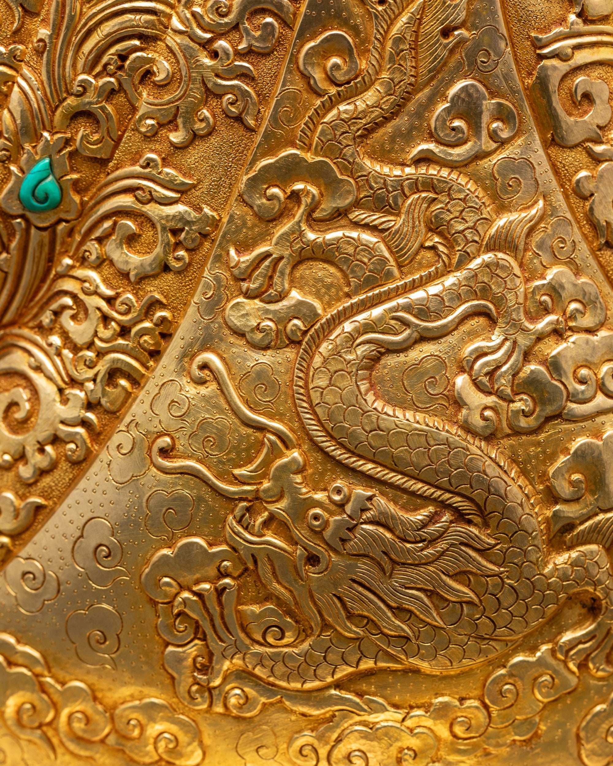 Premium Guru Rinpoche Statue | Traditionally Hand-carved Tibetan Idol