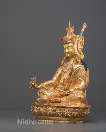 Padmasambhava Statue | Ancient Himalayan Buddhist Craftsmanship