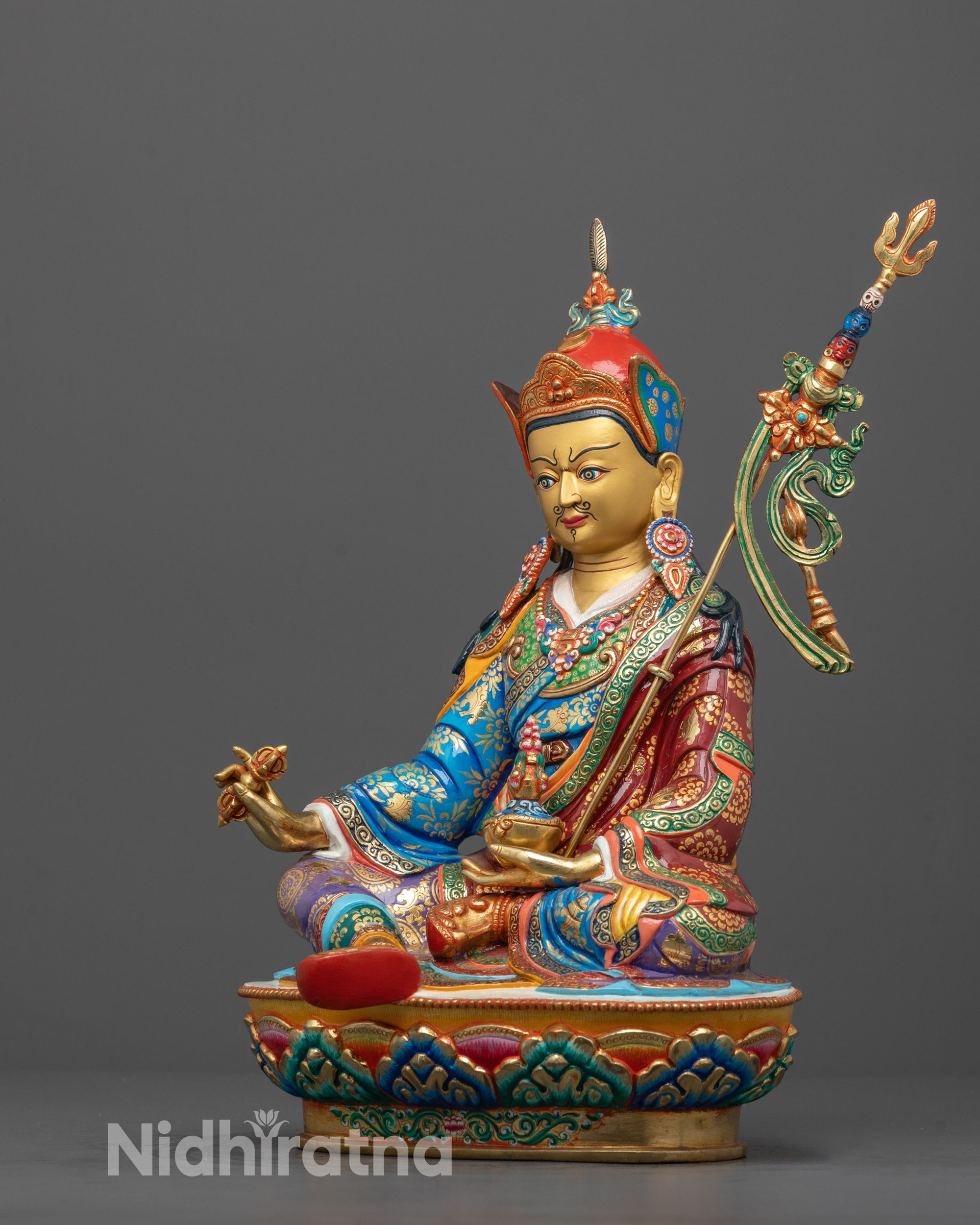 Traditional Guru Rinpoche Statue | Himalayan Art of Enlightened