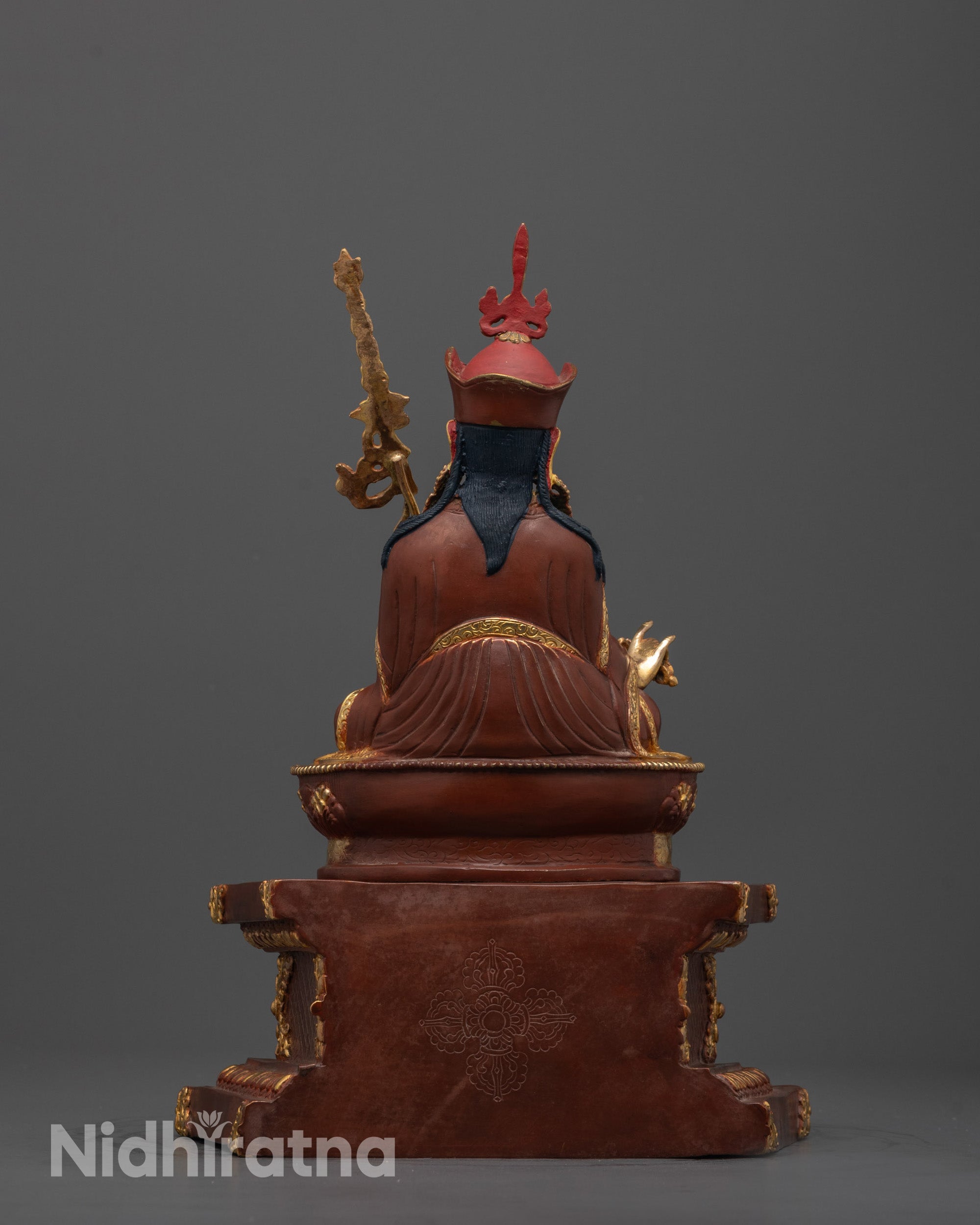Handmade Guru Rinpoche Statue | The Second Buddha for Home Altar