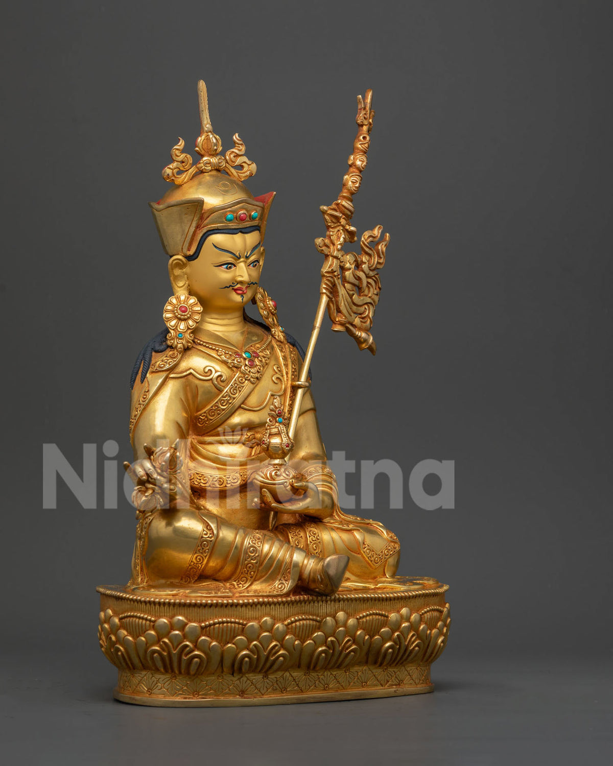 Guru Padmasambhava Statue for Spiritual Practice