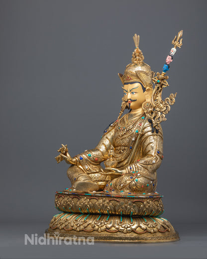 Padmasambhava Guru Rinpoche Statue | Sacred Tibetan Home Decor