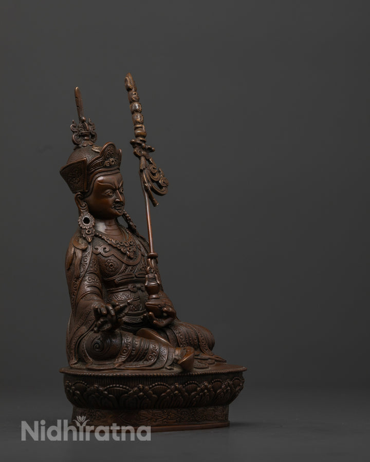 Guru Rinpoche Statue | Handcrafted Tibetan Sculpture