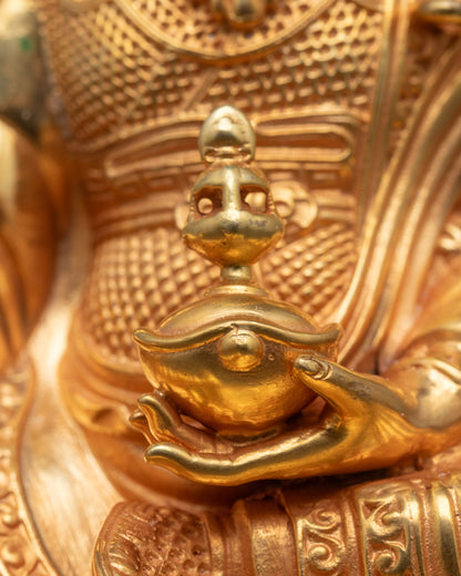 Guru Rinpoche Sculpture | Nepalese Lost Wax Casted Padmasambhava Statue
