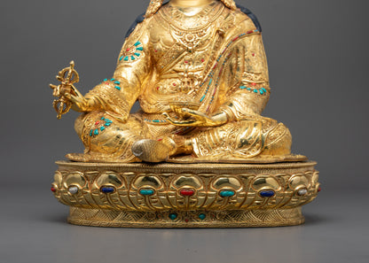Guru Rinpoche Statue | Traditional Buddhist Master Sculpture