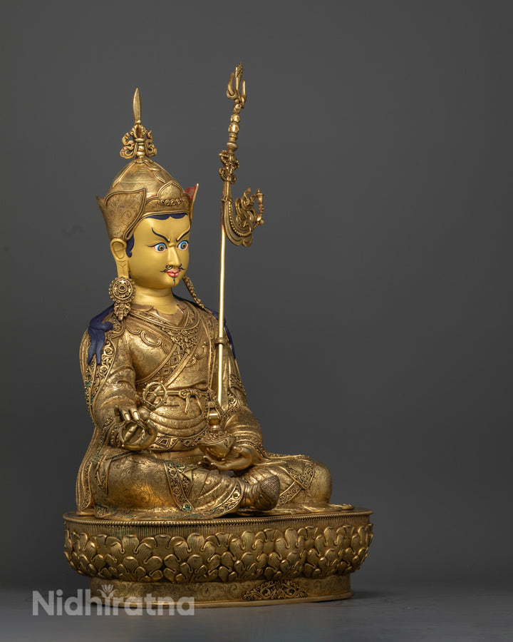 Hand Made Copper Padmasambhava Guru Rinpoche Statue | The Precious Master Revealed