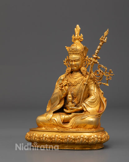Guru Rinpoche Statue | Enlightened Tibetan Master