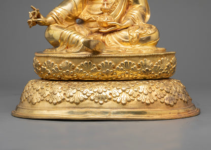 Handcrafted Padmasambhava Statue | Tibetan Buddhist Art