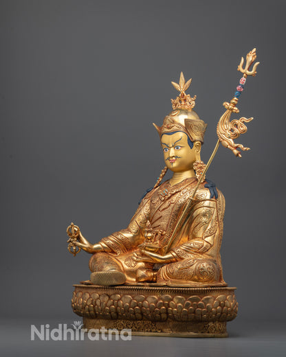 Guru Rinpoche Statue | Traditional Himalayan Buddhist Art