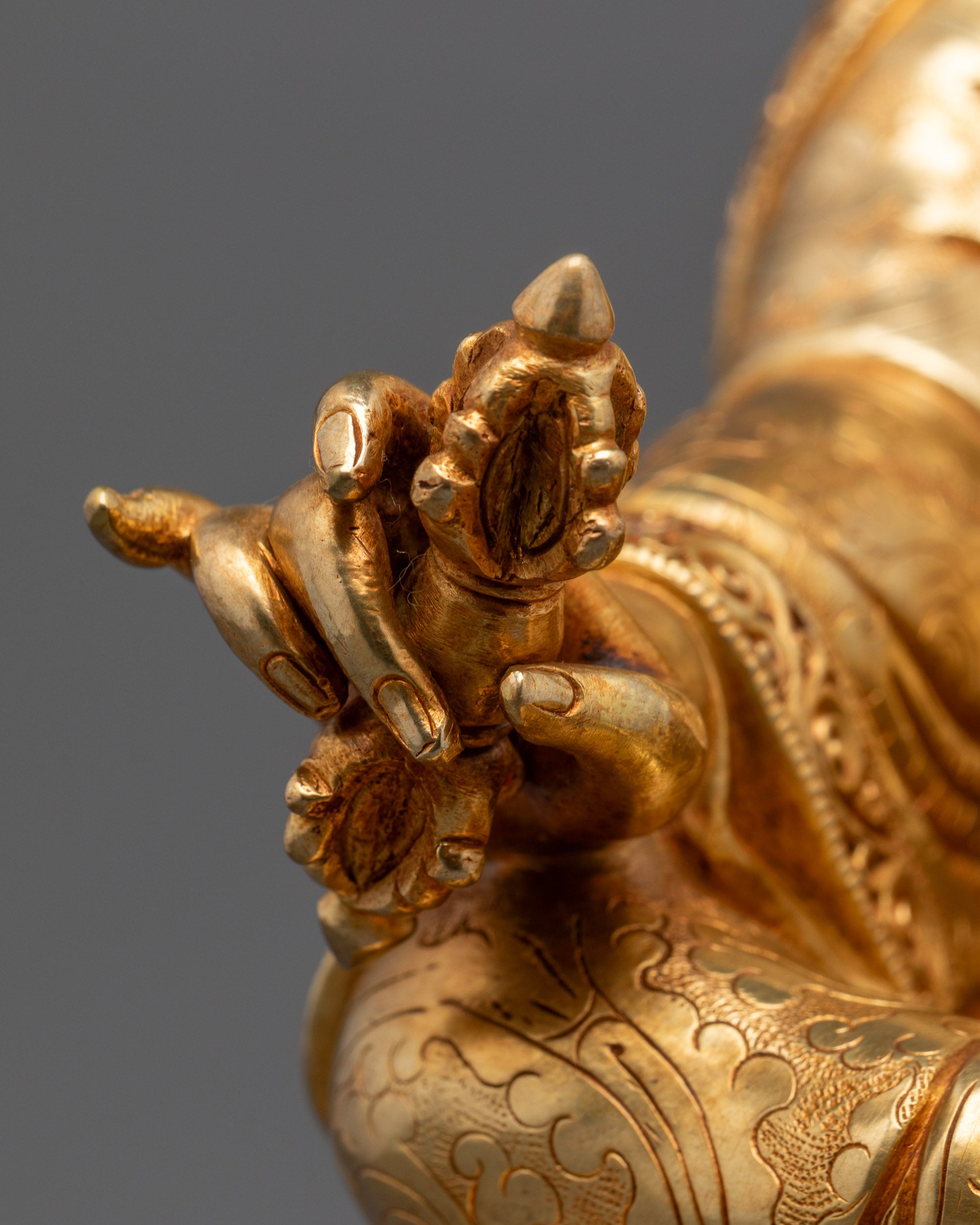 Handmade Guru Rinpoche Statue | Himalayan Padmasambhava Sculpture