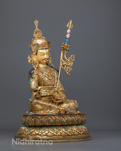 Padmasambhava Guru Rinpoche Statue | Sacred Tibetan Home Decor