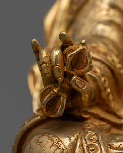 Handmade Guru Rinpoche Statue | Tibetan Padmasambhava Sculpture