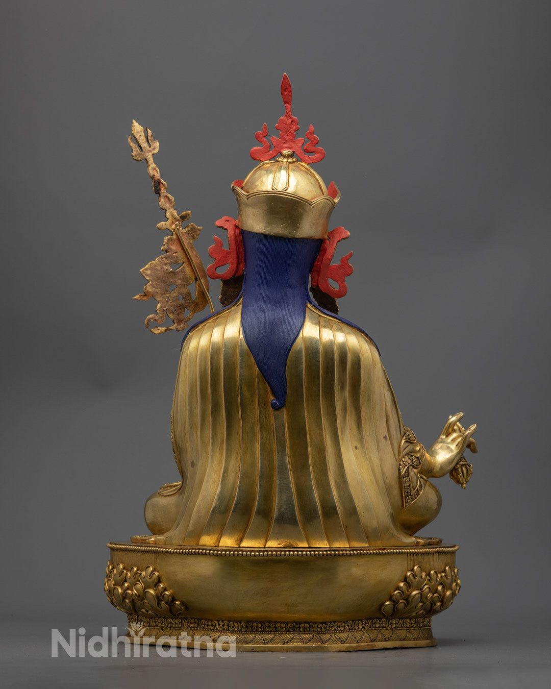 Guru Rinpoche Statue | Premium 24k Fire-Gilded Sculpture