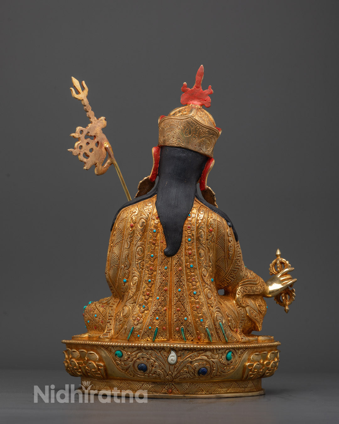 Spiritual Sculpture of Guru Rinpoche | Lotus-Born Masters