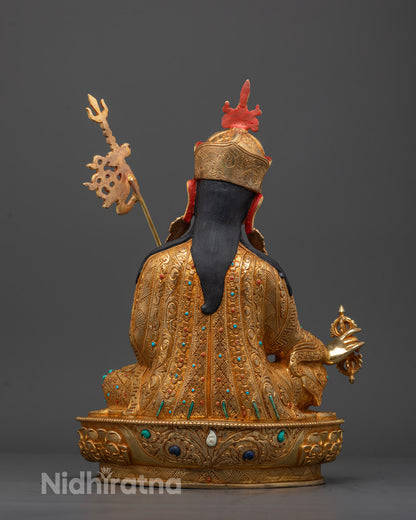Spiritual Sculpture of Guru Rinpoche | Lotus-Born Masters