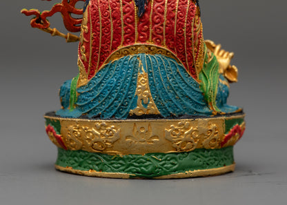 Sacred Guru Padmasambhava Rinpoche Statue | Machine Made Artwork