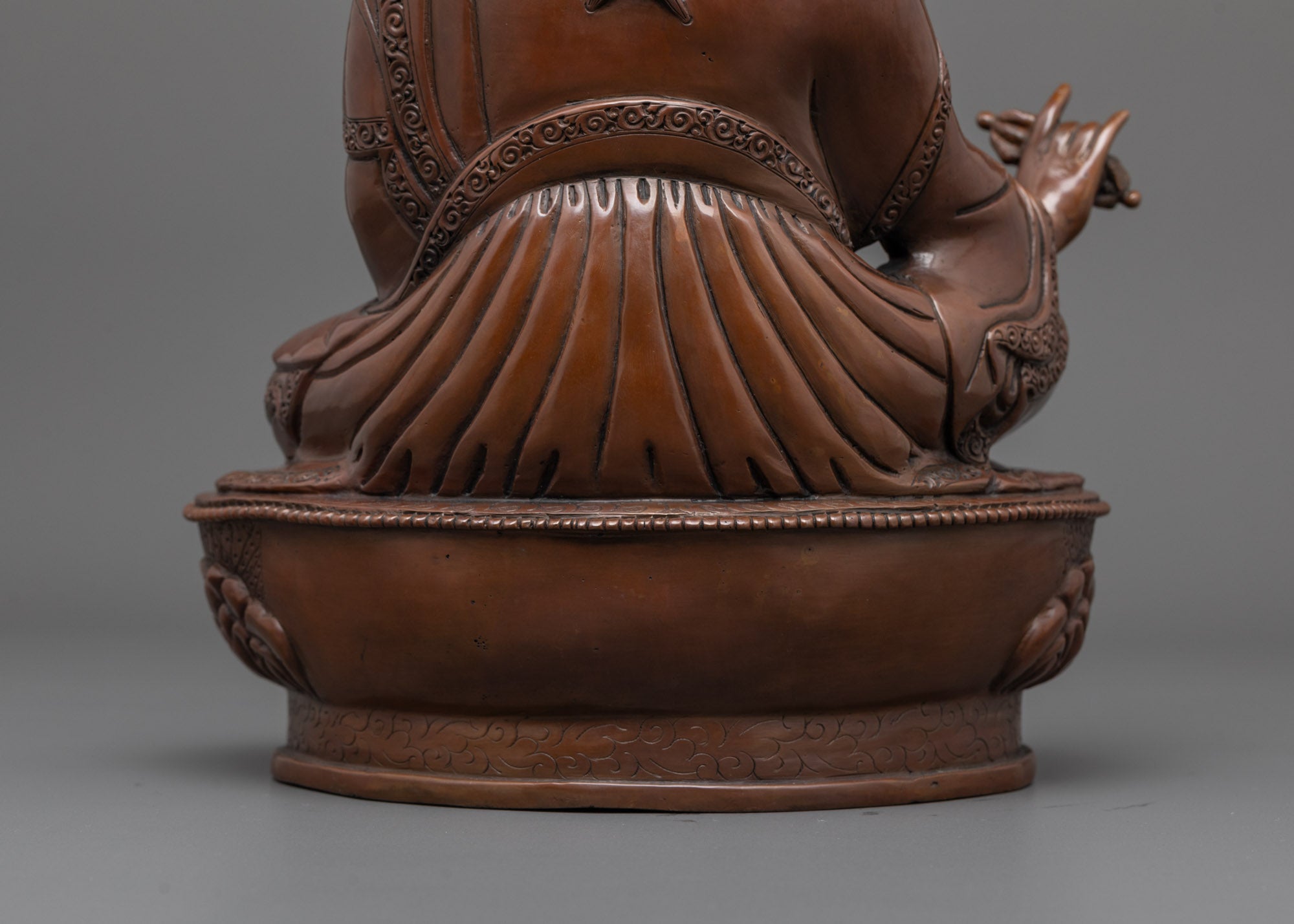Oxidized Guru Rinpoche Statue | Himalayan Padmasambhava Sculpture