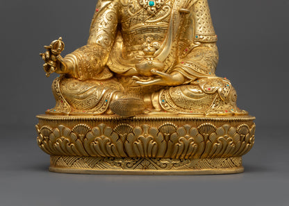 Guru Rinpoche Statue from Nepal | Exquisite Himalayan Buddhist Art
