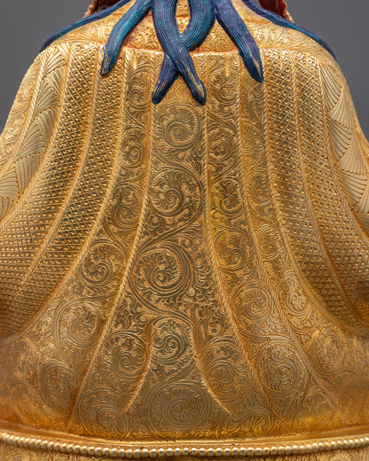 Handcrafted Guru Padma Vajra Statue | Sacred Buddhist Decor from Nepal