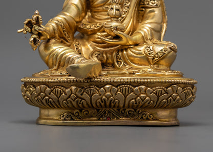 Traditional Guru Rinpoche Statue | Handmade Himalayan Art