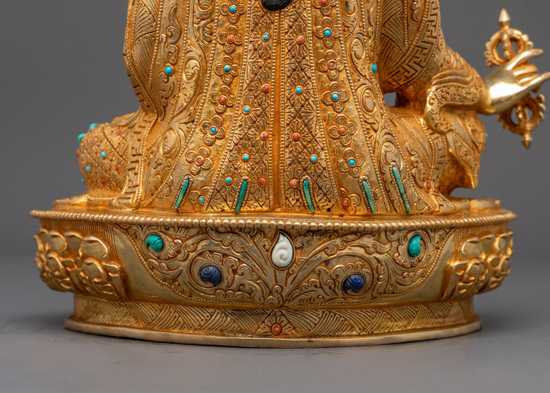 Spiritual Sculpture of Guru Rinpoche | Lotus-Born Masters
