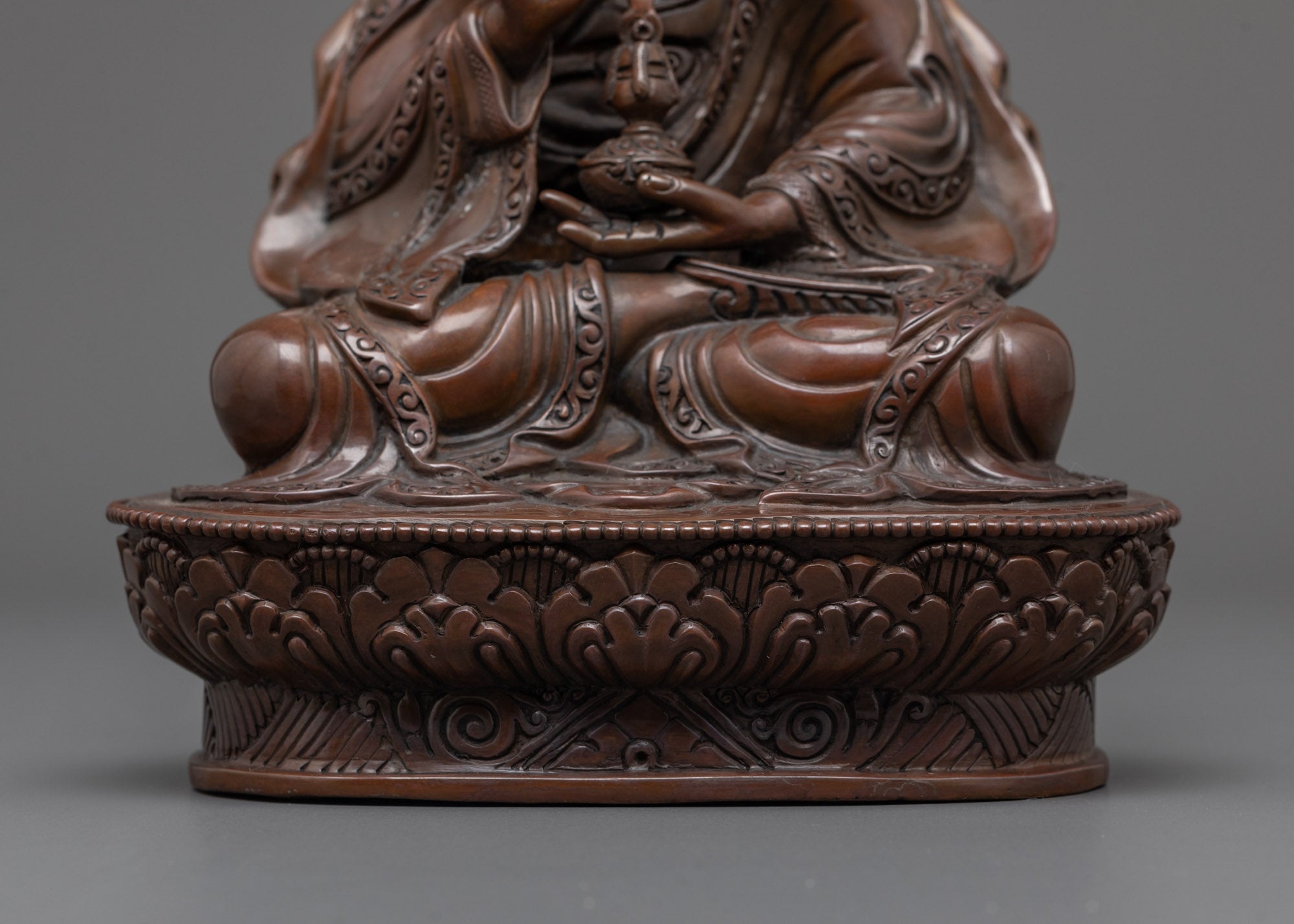 Oxidized Tsokye Dorje Statue | Vajra Guru Statue for Spiritual Healing
