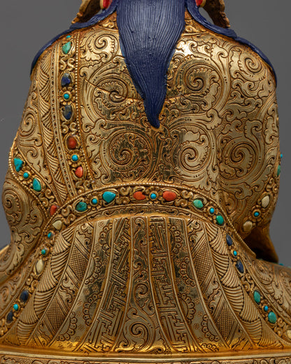 Guru Tsokye Dorje Statue | 24k Gold-Gilded Buddhist