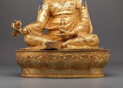 Guru Rinpoche Statue from Nepal | Handcrafted Protector