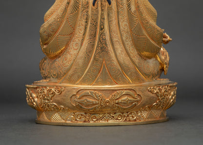 Guru Rinpoche Statue for Meditation | Traditional Nepalese Art & Craft