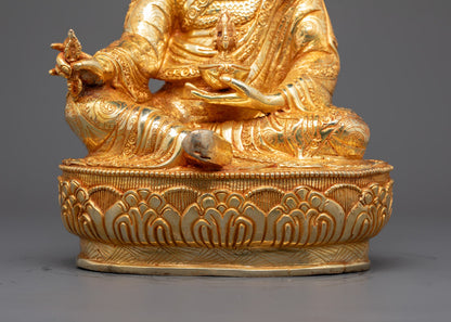 Sacred Tantrik Buddhism Padmasambhava Sculpture | Spiritual Zen Artwork