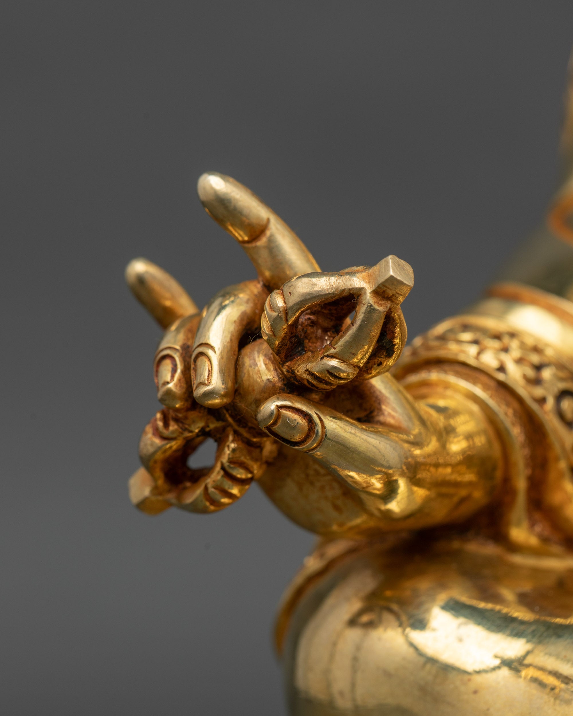 Traditional Guru Rinpoche Statue | Tibetan Buddhist Home Decor