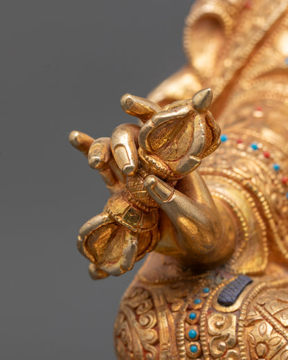 Traditional Guru Rinpoche Statue | Padmasambhava Tibetan Deity