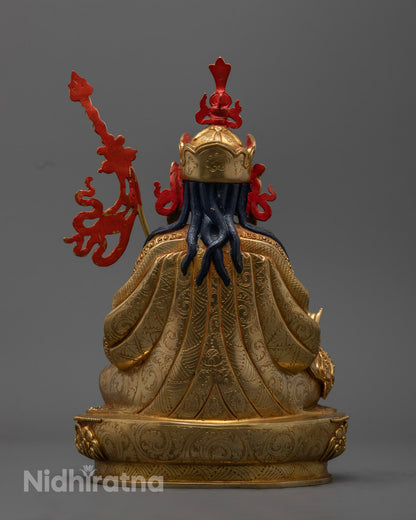 Handmade Guru Rinpoche Statue | Tibetan Padmasambhava Sculpture