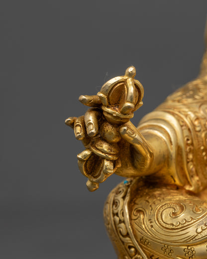 Guru Rinpoche Statue from Nepal | Exquisite Himalayan Buddhist Art