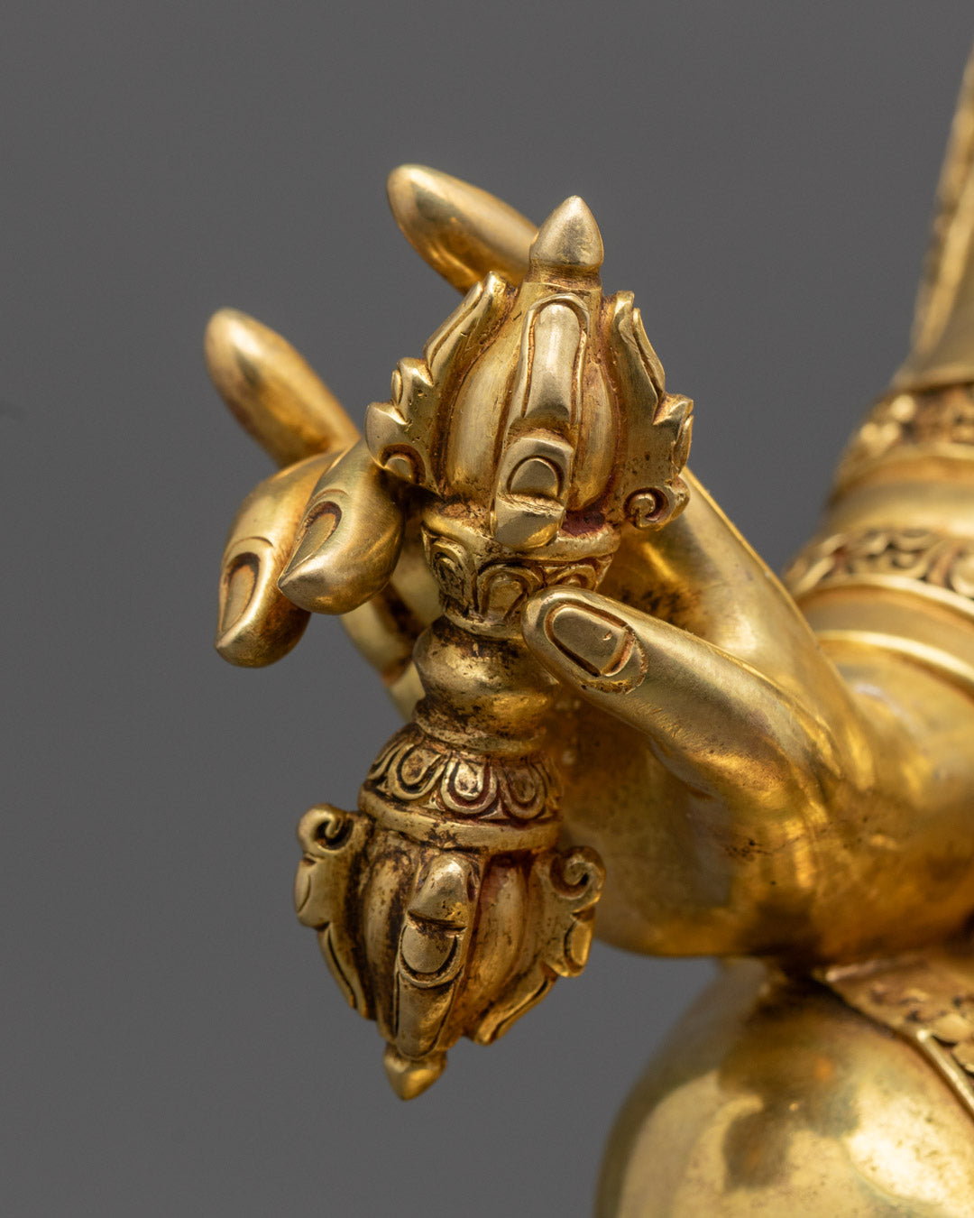 Guru Rinpoche Statue | Premium 24k Fire-Gilded Sculpture