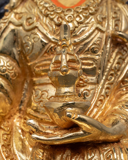 Guru Padmasambhava Statue | Handcrafted Tibetan Buddhist