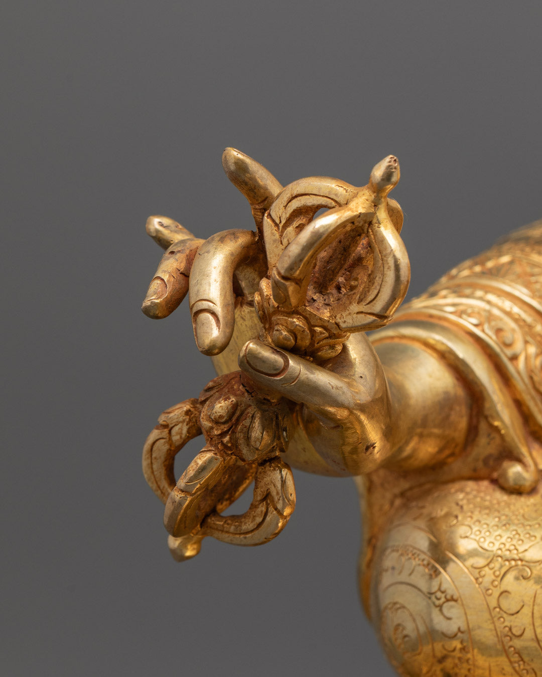 Guru Rinpoche Statue from Nepal | Handcrafted Protector